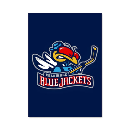 Poster Blue Jackets Pride
