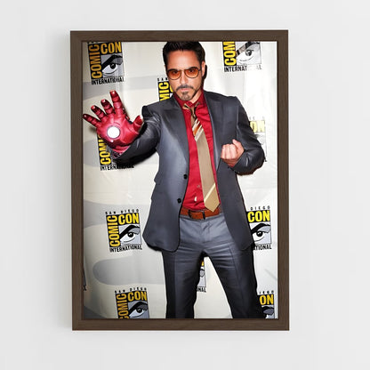 ap-comic con-5 cadre Bois foncé