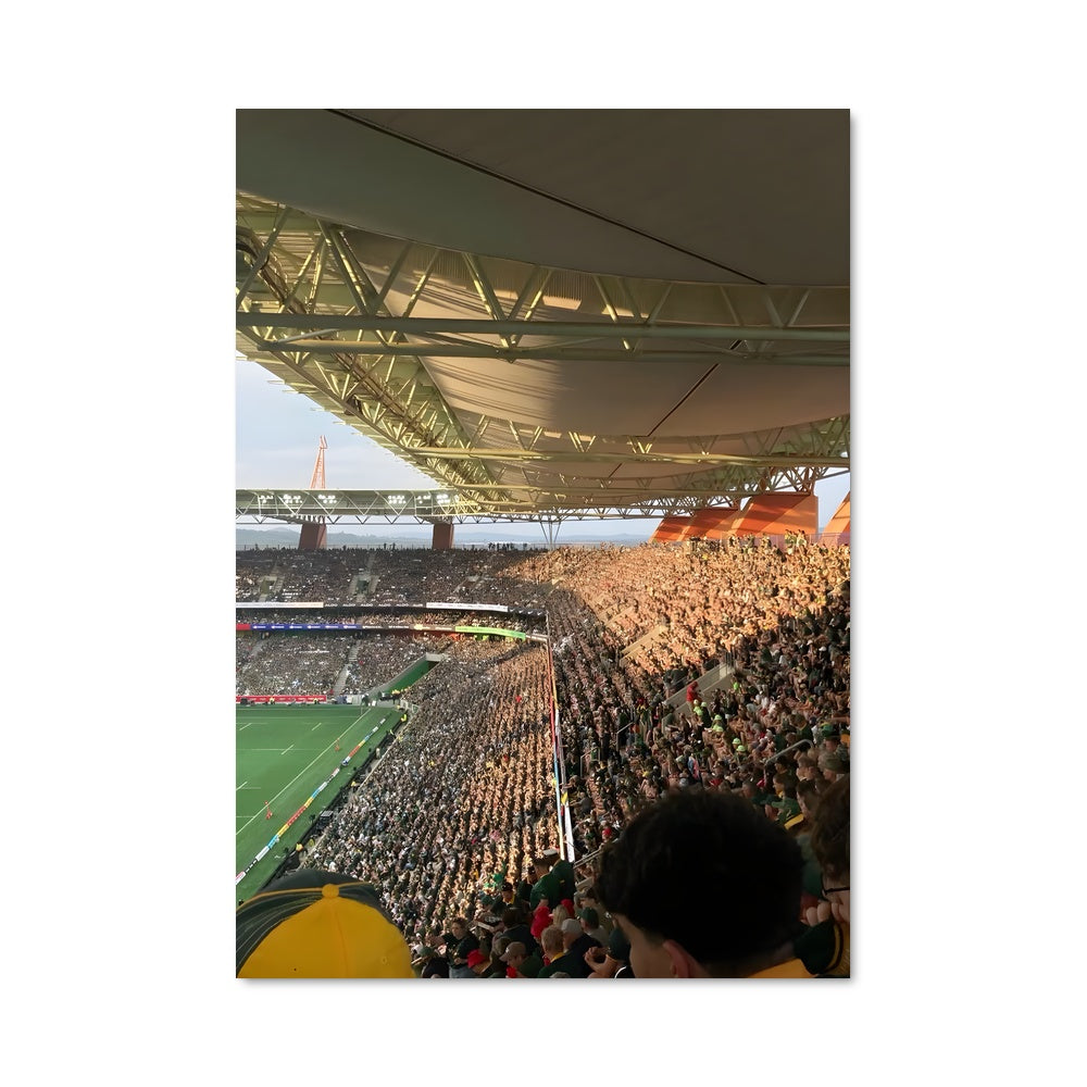 Poster Vue du Rugby