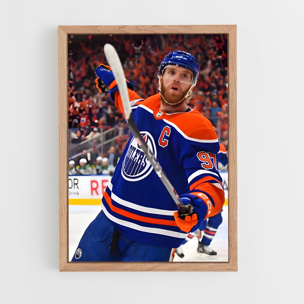 ap-connor mcdavid-3 cadre Bois clair