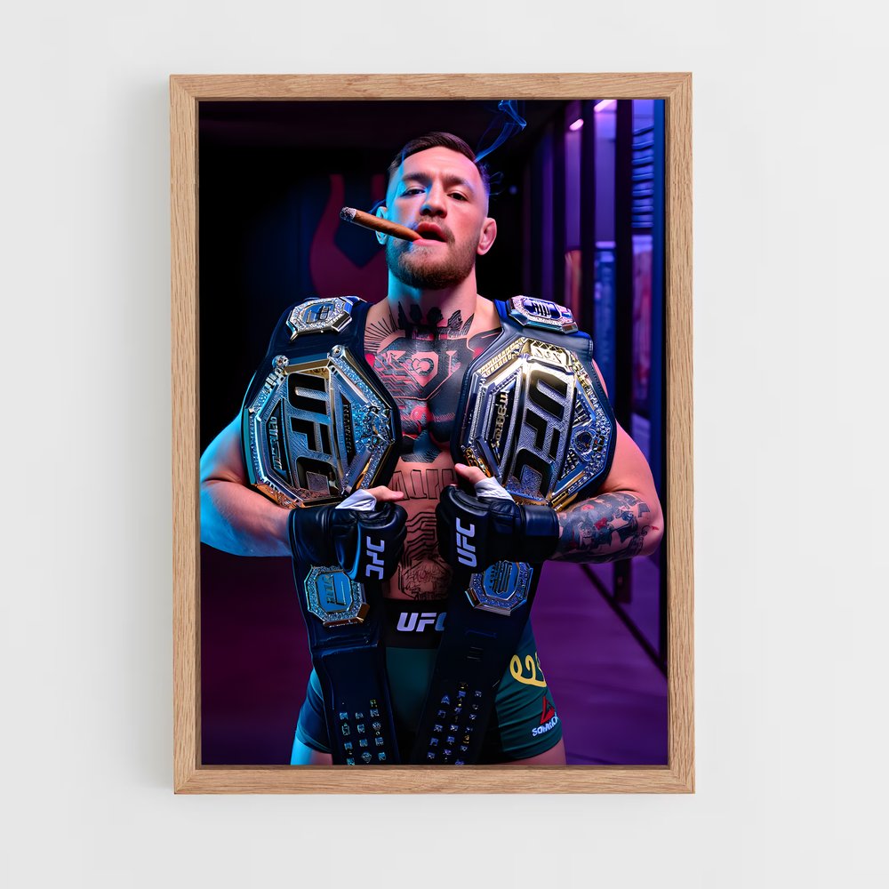ap-conor mcgregor-1 cadre Bois clair