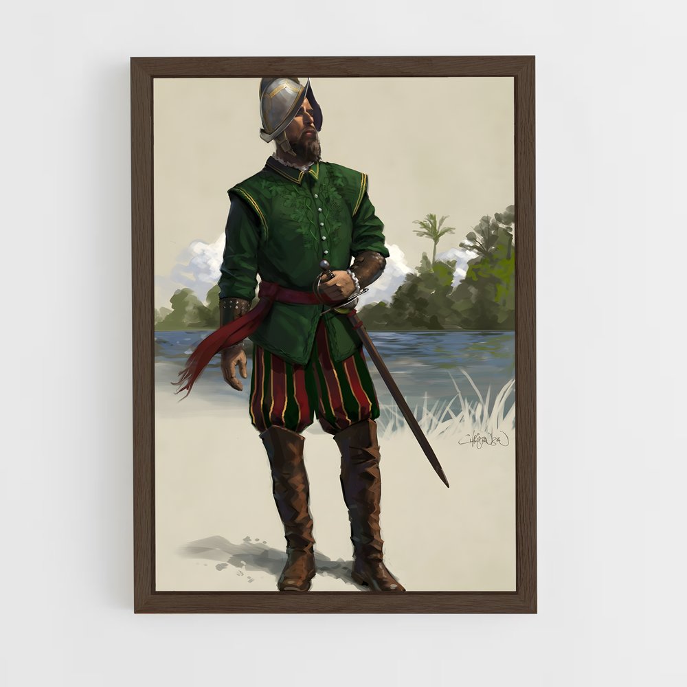 ap-conquistador-1 cadre Bois foncé