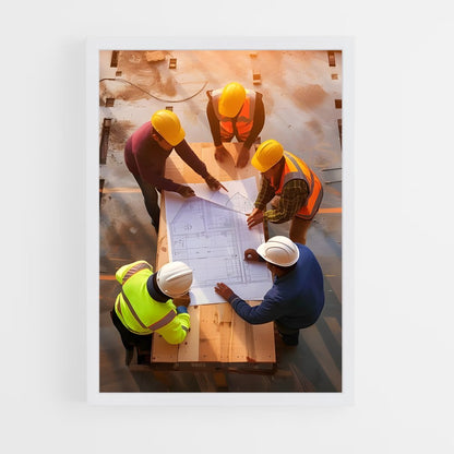 ap-construction worker-10 cadre Blanc