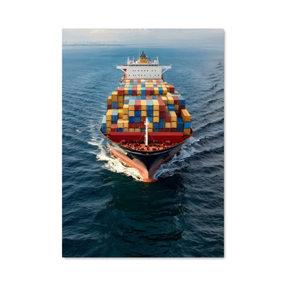 Poster Vagues de Conteneurs