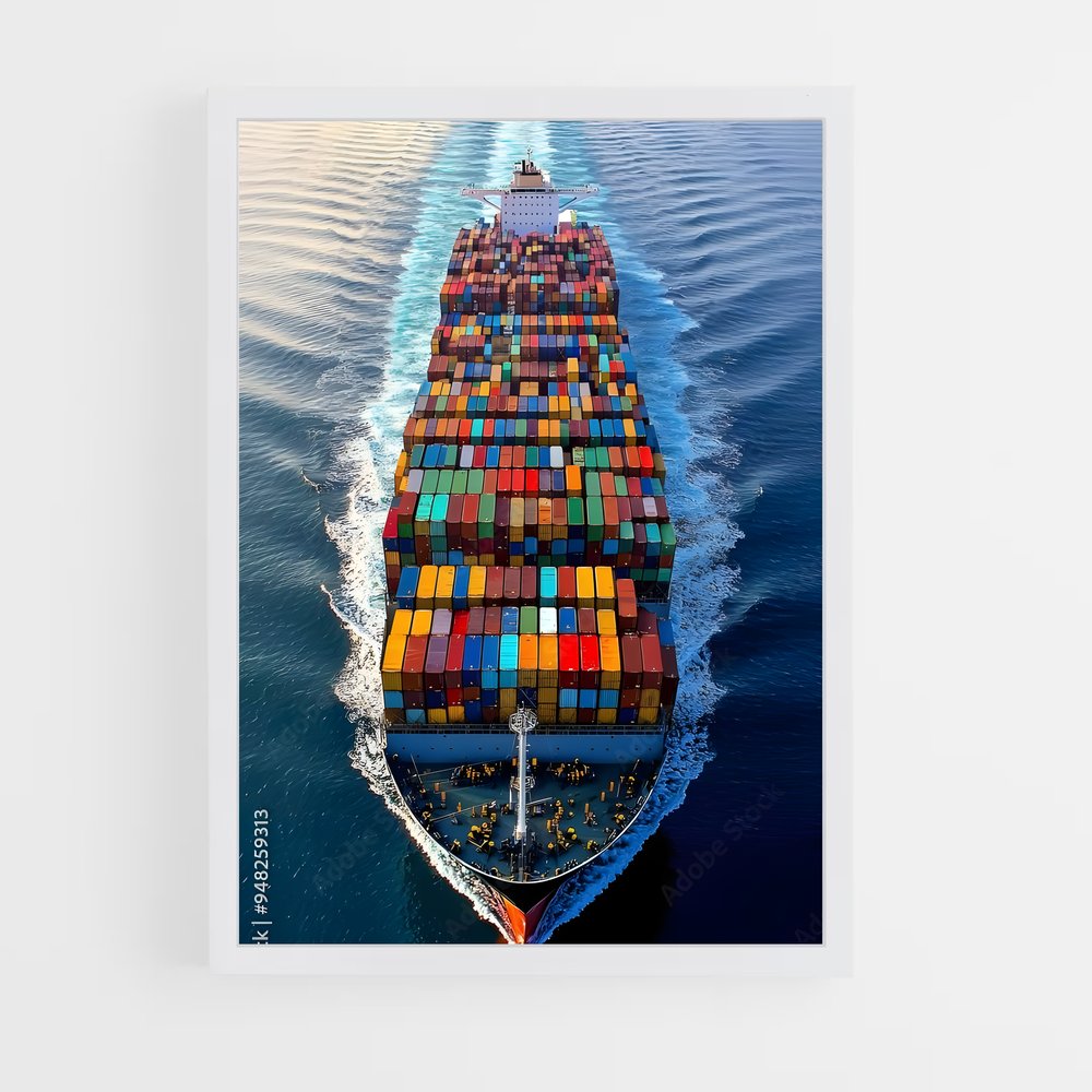 ap-container ships-1 cadre Blanc