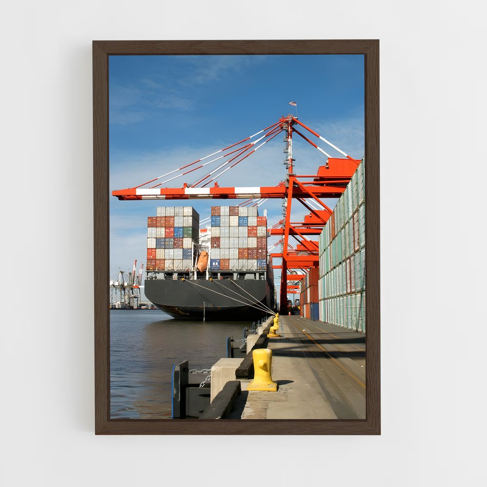 ap-container ships-10 cadre Bois foncé