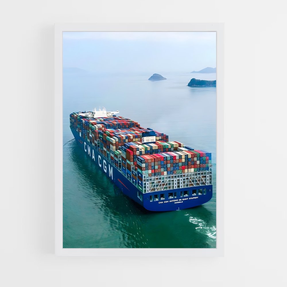 ap-container ships-4 cadre Blanc