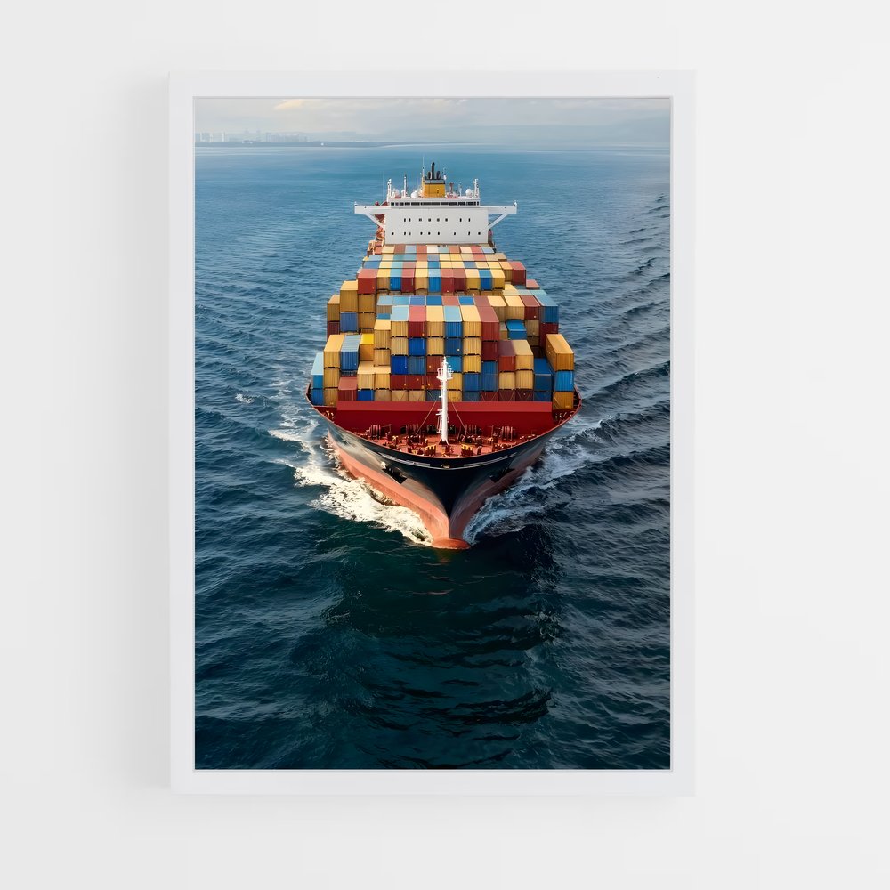 ap-container ships-5 cadre Blanc