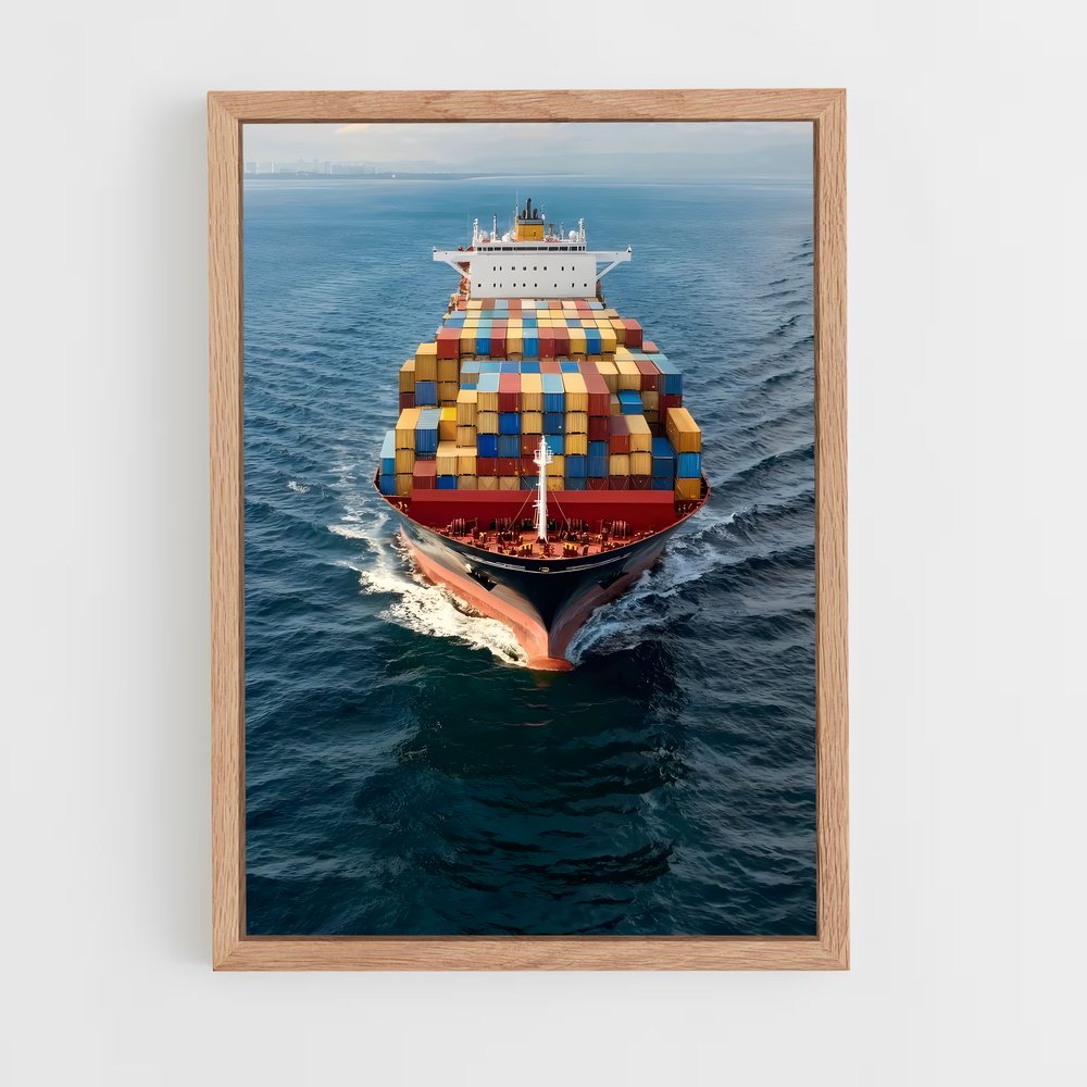 ap-container ships-5 cadre Bois clair