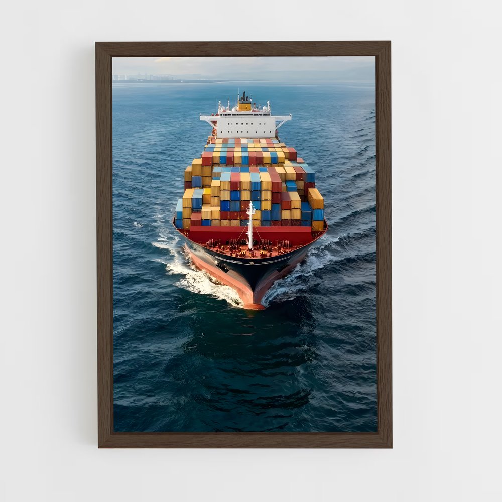 ap-container ships-5 cadre Bois foncé