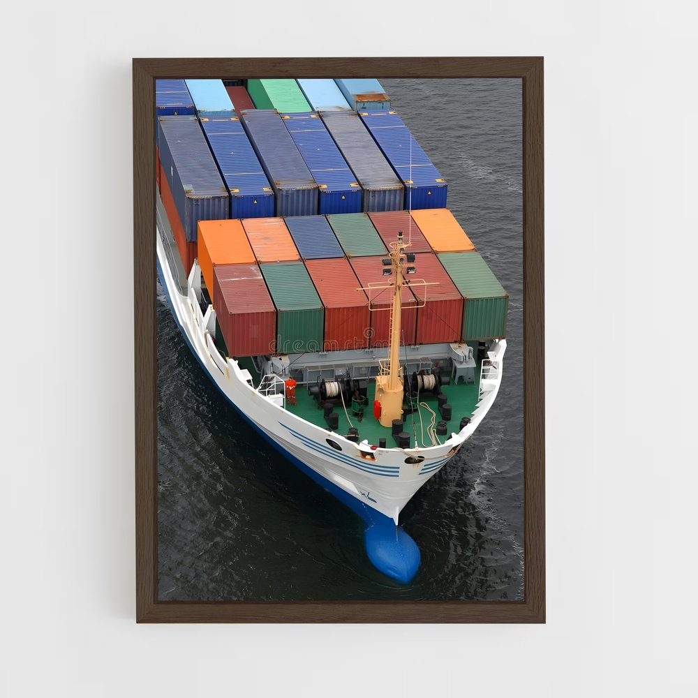 ap-container ships-7 cadre Bois foncé