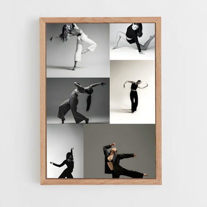 ap-contemporary dance-4 cadre Bois clair