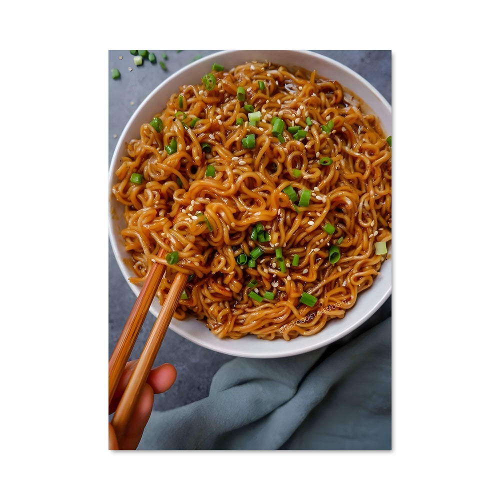 Poster Noodles & Chopsticks