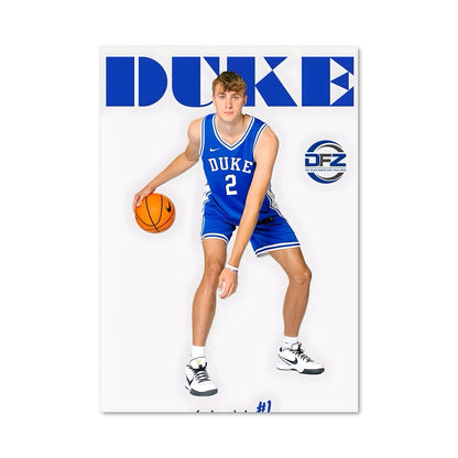 Poster Basket en Bleu