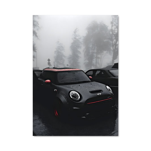 Poster Noir et Pluie