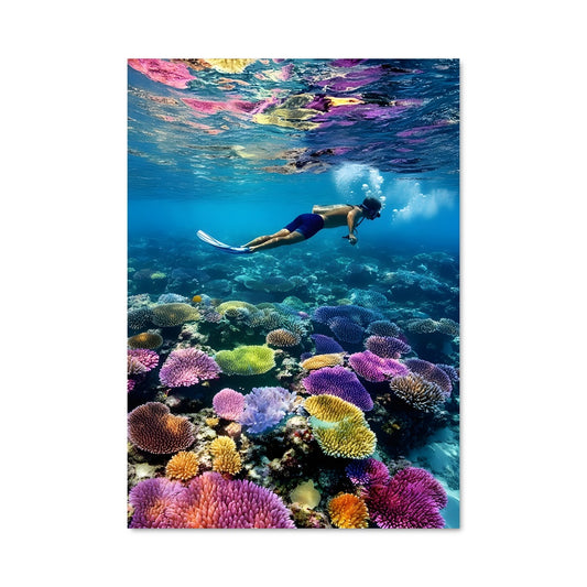 Poster Rêveries Coralliennes