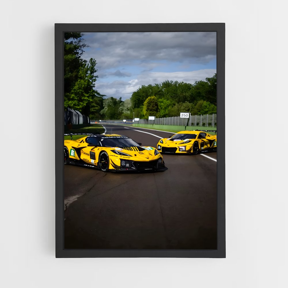 ap-corvette c7 gt3-r-4 cadre Noir
