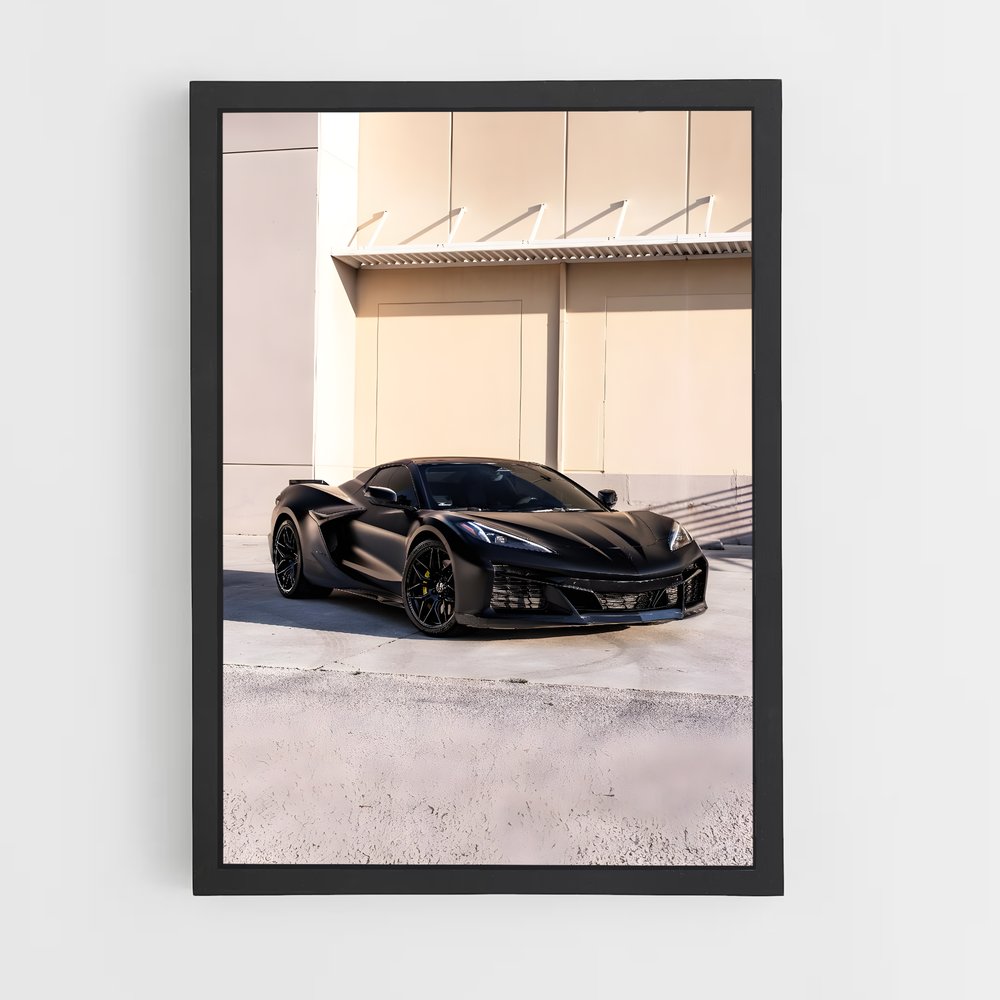 ap-corvette c8 z06-3 cadre Noir