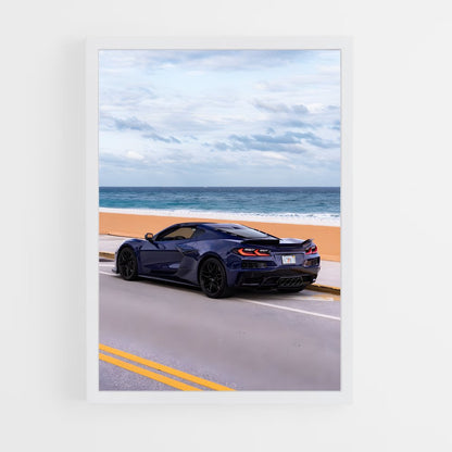 ap-corvette c8 z06-4 cadre Blanc