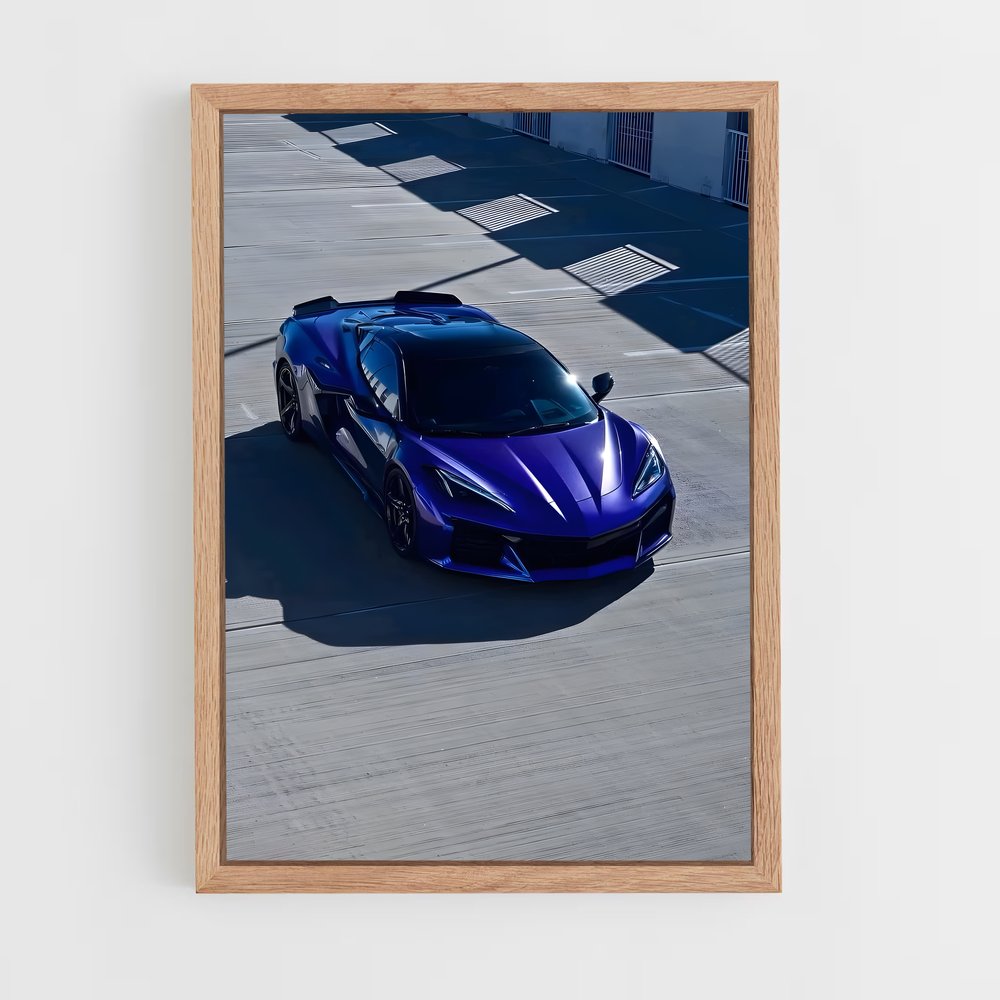 ap-corvette c8 z06-6 cadre Bois clair