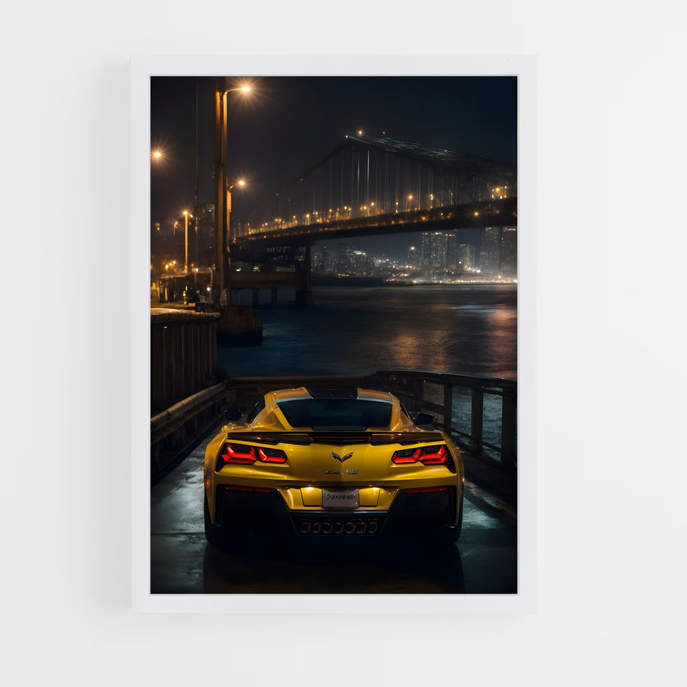 ap-corvette z06-2 cadre Blanc