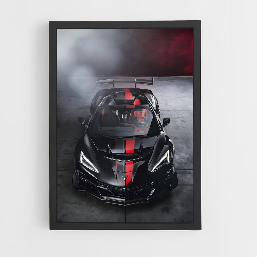 ap-corvette zr1-2 cadre Noir