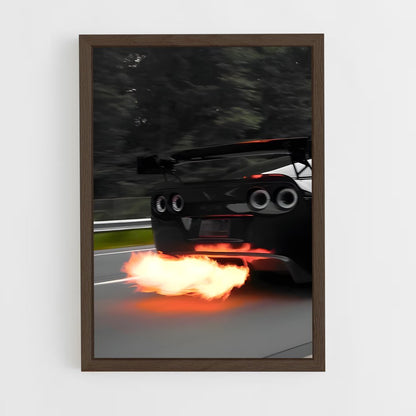 ap-corvette zr1-7 cadre Bois foncé