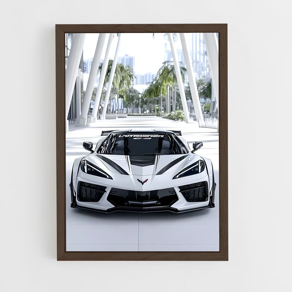 ap-corvette zr1-8 cadre Bois foncé