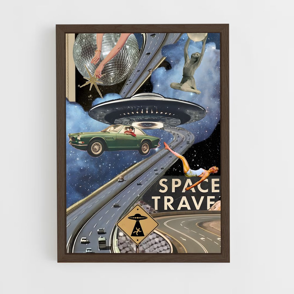 ap-cosmonaut-8 cadre Bois foncé