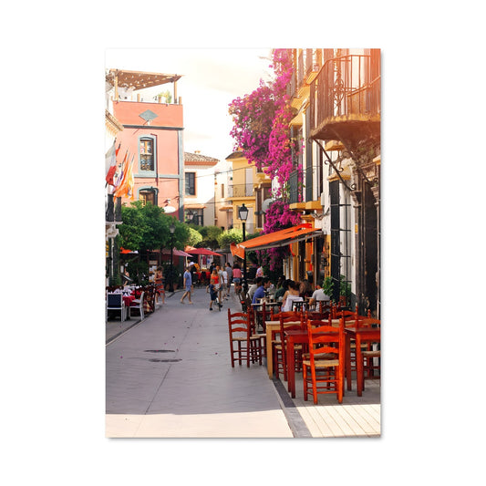 Poster Promenade ensoleillée