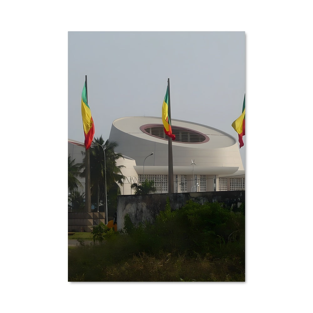 Poster Drapeau de Cotonou