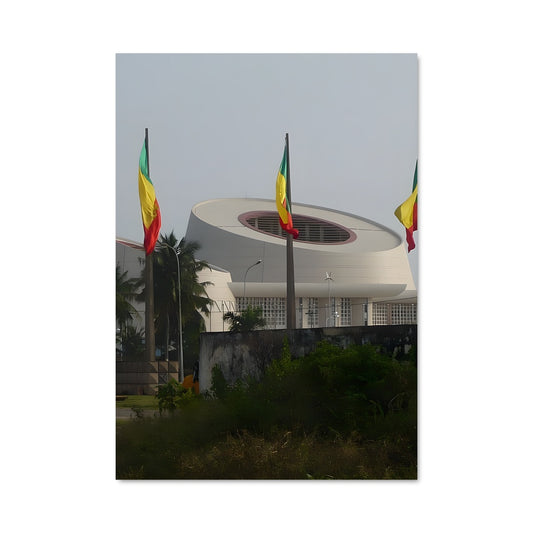 Poster Drapeau de Cotonou
