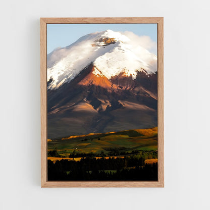 ap-cotopaxi volcano-1 cadre Bois clair