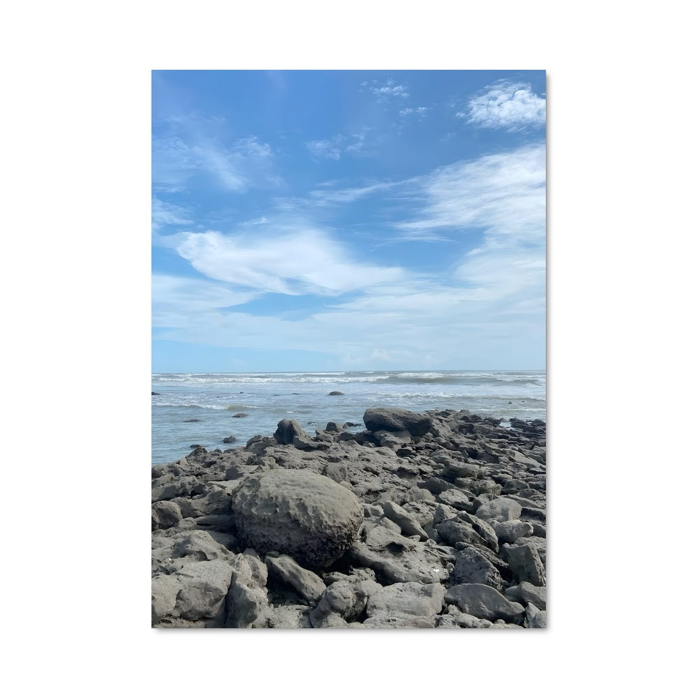 Poster Plage Rocheuse