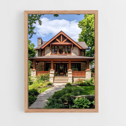 ap-craftsman architecture-9 cadre Bois clair