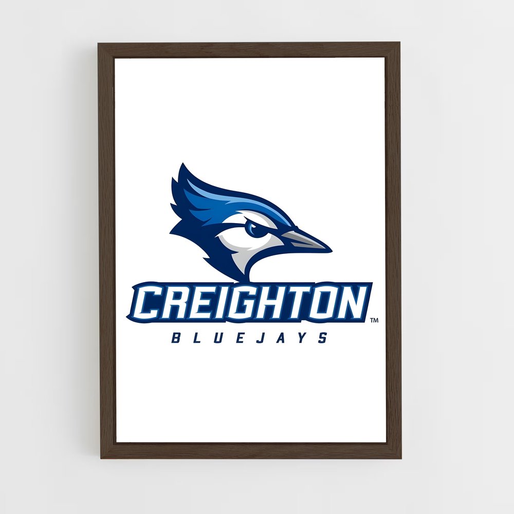 ap-creighton bluejays-1 cadre Bois foncé