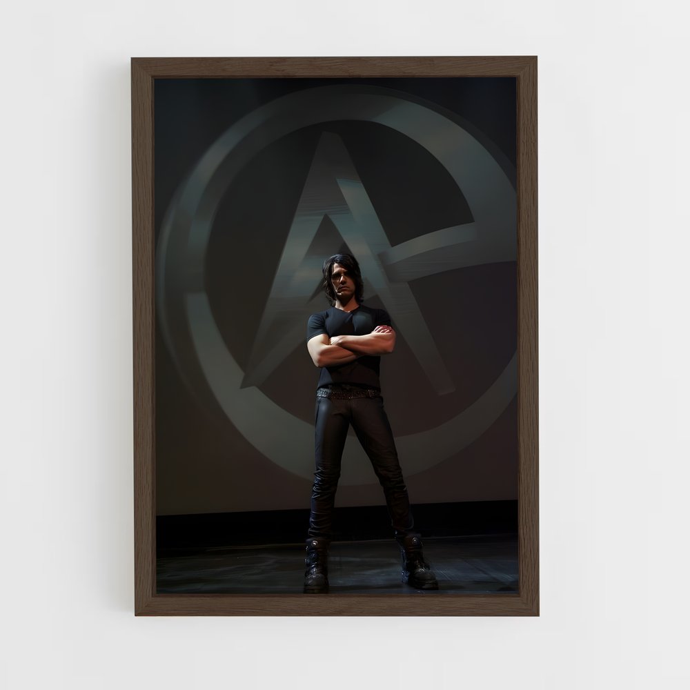 ap-criss angel-7 cadre Bois foncé