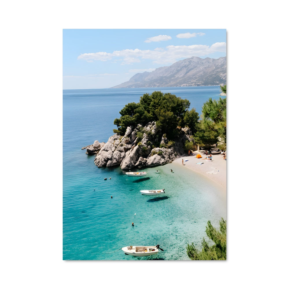 Poster Plage Adriatique