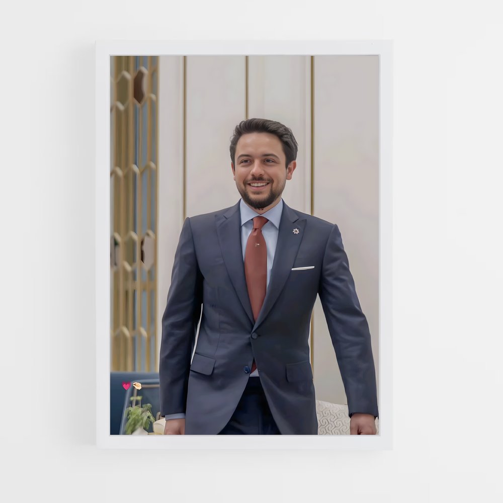 ap-crown prince hussein-1 cadre Blanc