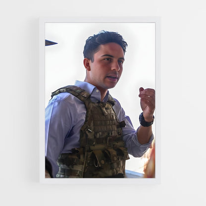 ap-crown prince hussein-3 cadre Blanc