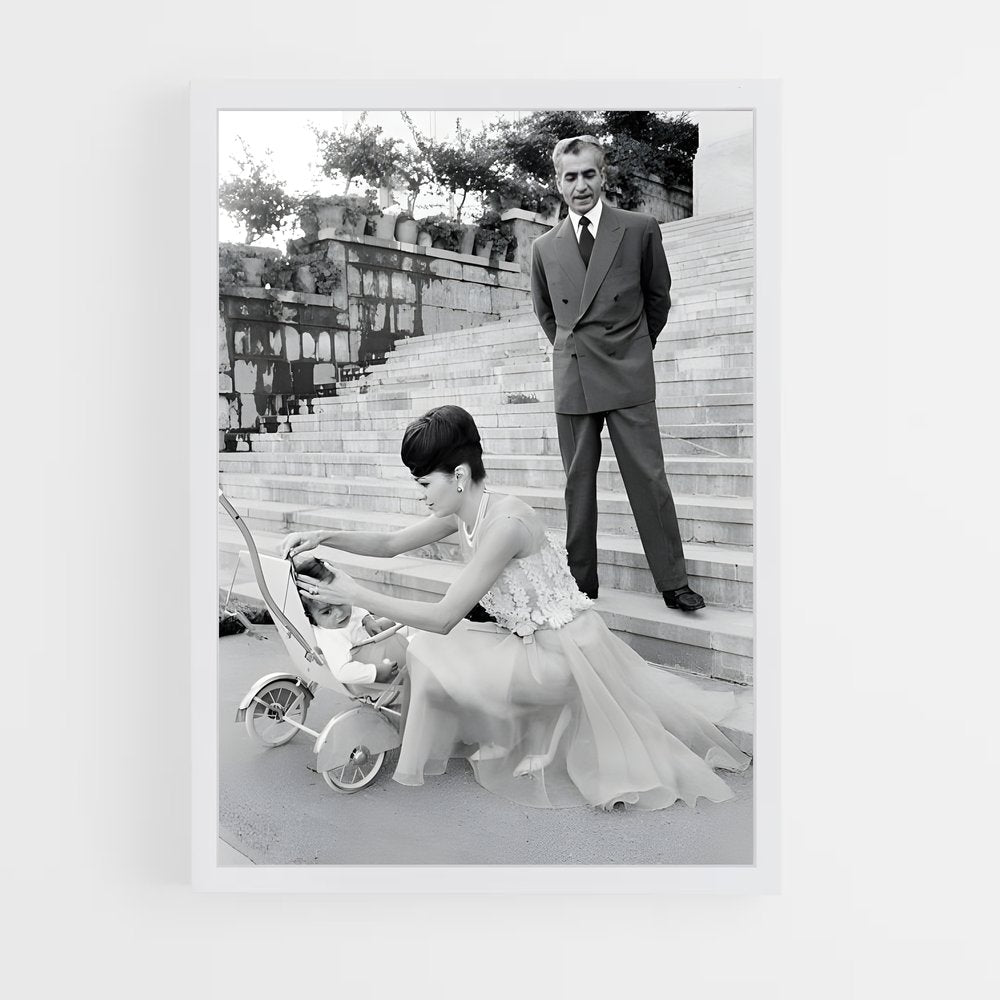 ap-crown prince reza pahlavi-1 cadre Blanc