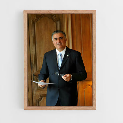 ap-crown prince reza pahlavi-6 cadre Bois clair