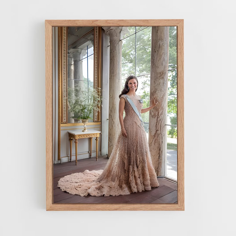 ap-crown princess victoria-2 cadre Bois clair