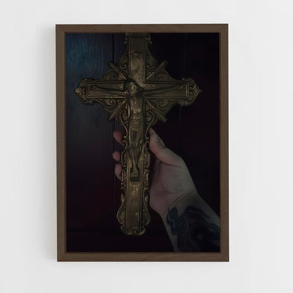 ap-crucifix-2 cadre Bois foncé