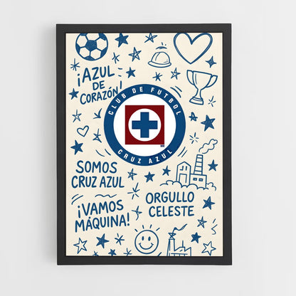 ap-cruz azul fc-4 cadre Noir
