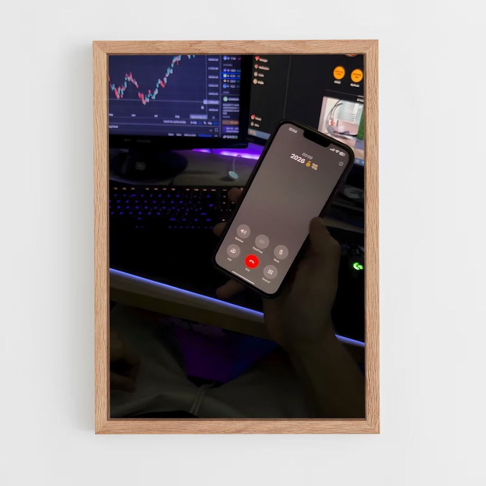 ap-crypto trader-11 cadre Bois clair