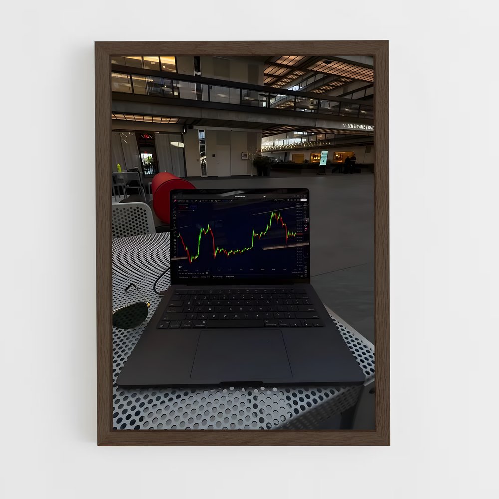 ap-crypto trader-2 cadre Bois foncé