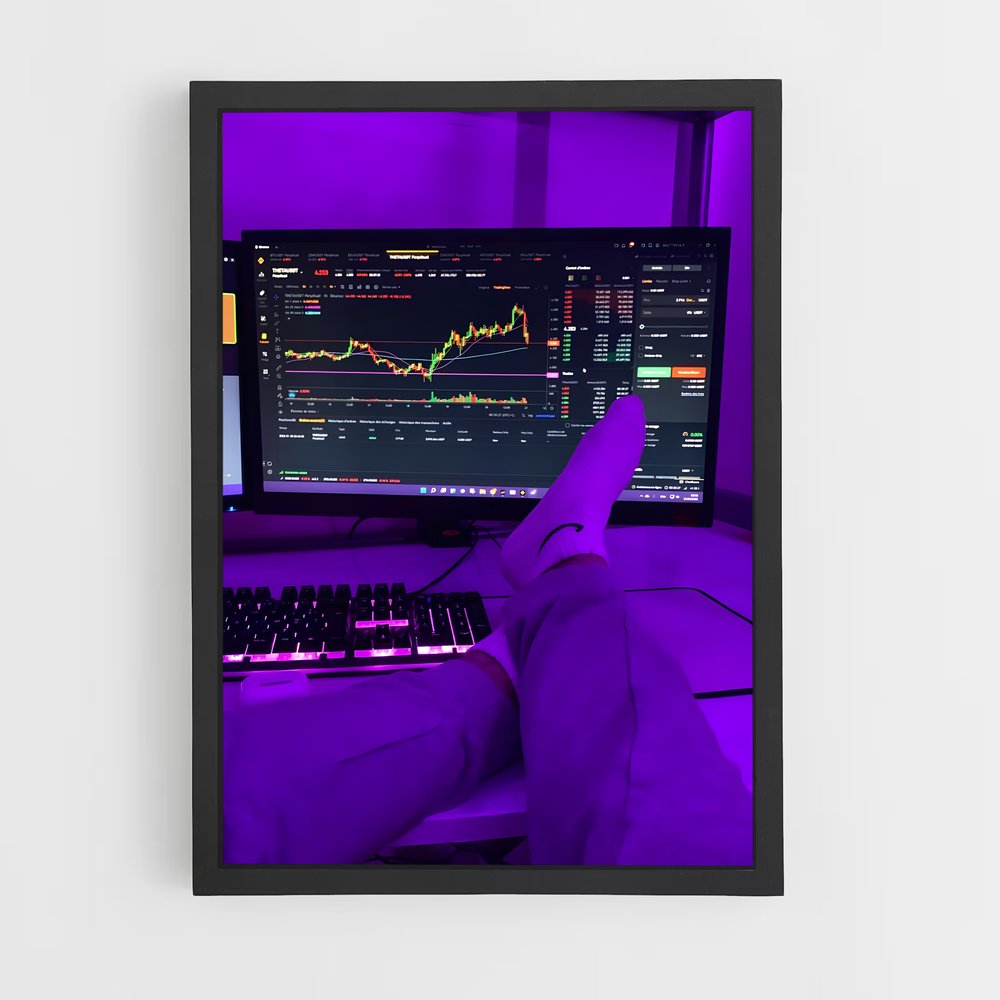 ap-crypto trader-4 cadre Noir
