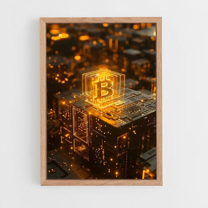 ap-cryptocurrency-4 cadre Bois clair