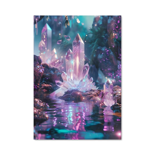 Poster Fleur de Cristal